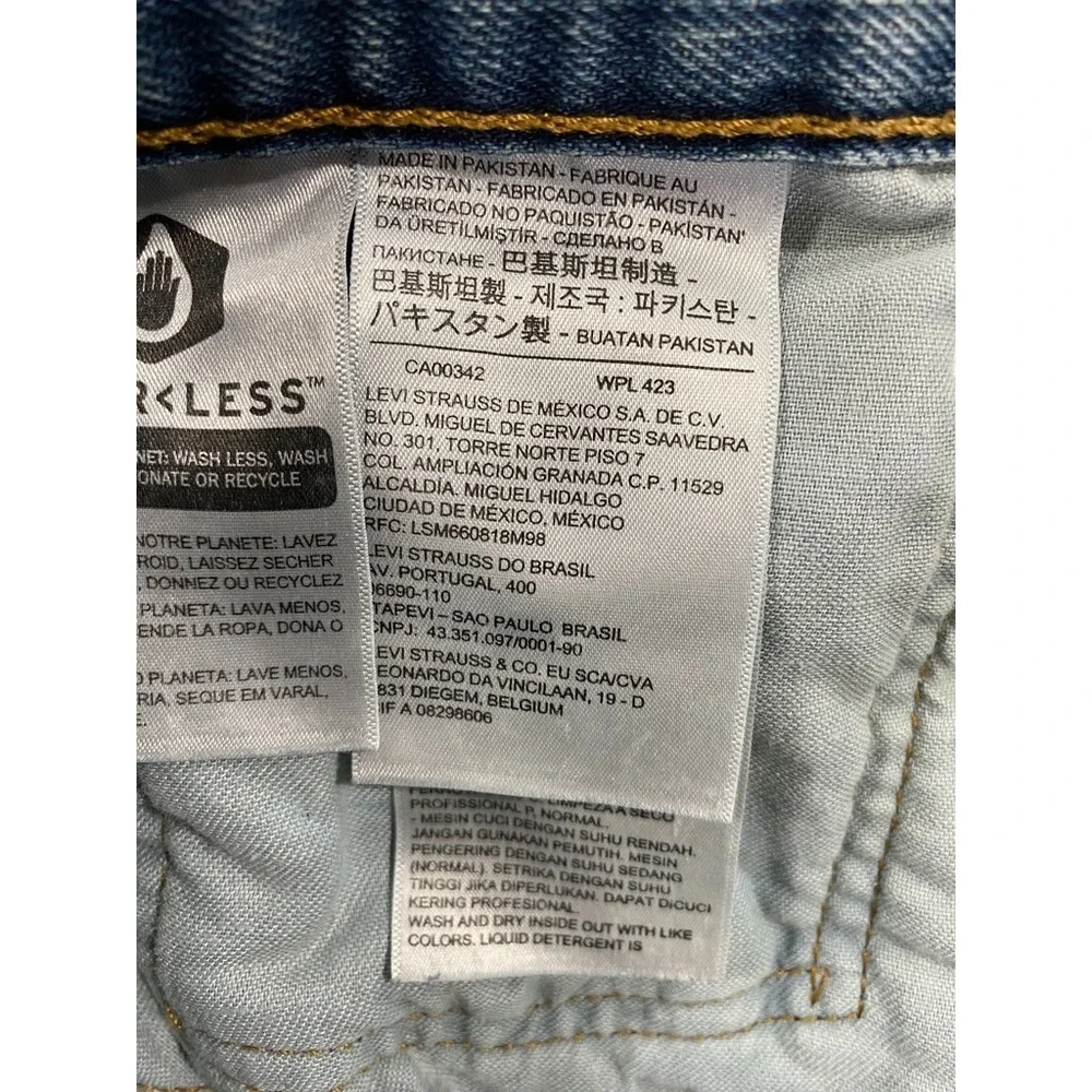 Levis 559 Jeans Mens 38x32 (Fits 36x31) Relaxed Straight‎ Fit Classic Denim